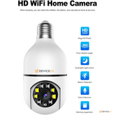 A6 E27 Wireless Security Camera with Bulb Type A6 and E27 Panoramic 2 Way WiFi